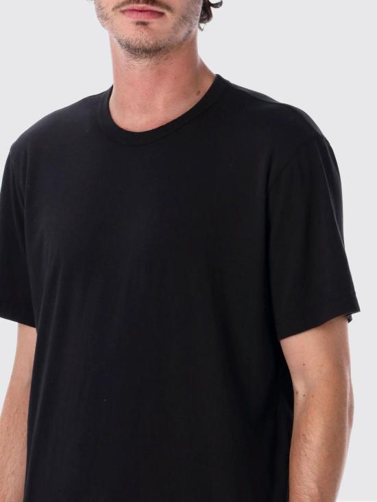 26FW 제임스펄스 클래식 핏 숏슬리브 크루넥 티셔츠 MLJ3311 BLK Black - JAMES PERSE