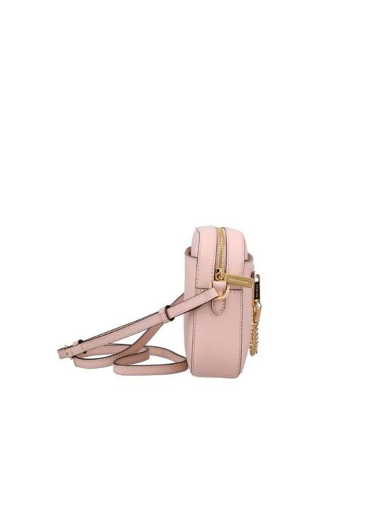  마이클 코어스 크로스백 젯셋 트래블 라지 이스트 웨스트 지퍼 체인 크로스바디 백 파우더 블러쉬 - MICHAEL KORS