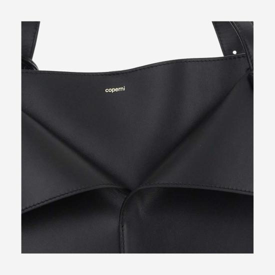  코페르니 가방 카바스 가죽 핸드백 블랙 - COPERNI