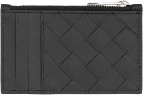  보테가베네타 카드지갑 보테가 베네타 블랙 가죽 카드 지갑 - BOTTEGA VENETA