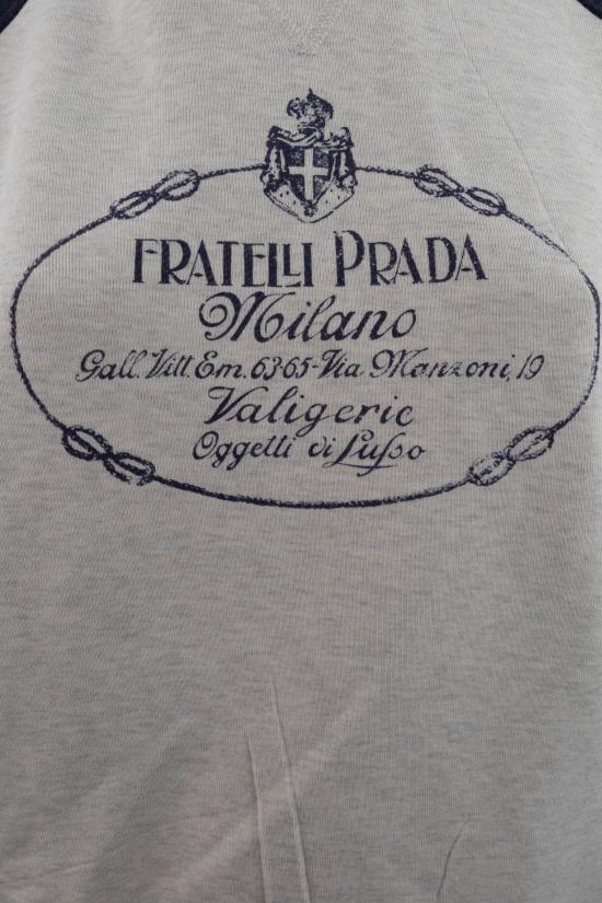 26FW 프라다 후드 티셔츠 1347326376 F056F NATURALE NAVY - PRADA