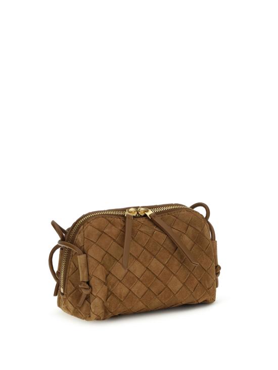  보테가베네타 가방 미니 루프 숄더백 앰버 골드 - BOTTEGA VENETA