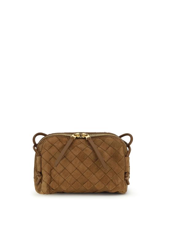  보테가베네타 가방 미니 루프 숄더백 앰버 골드 - BOTTEGA VENETA