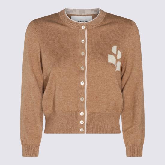 26FW 이자벨마랑에뚜왈 스웨터 26PCA0163FA D1L16ECMLG CAMEL LIGHT GREY - ISABEL MARANT ETOILE