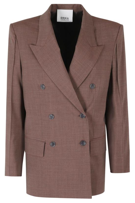 26FW 에리카 카발리니 자켓 P6WZ08 099 Brown