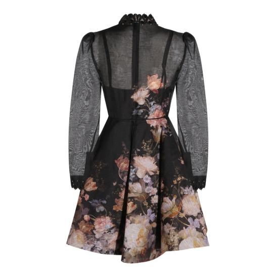 26FW 짐머만 미디 원피스 0725DF261 BLF BLACK FLORAL - ZIMMERMANN