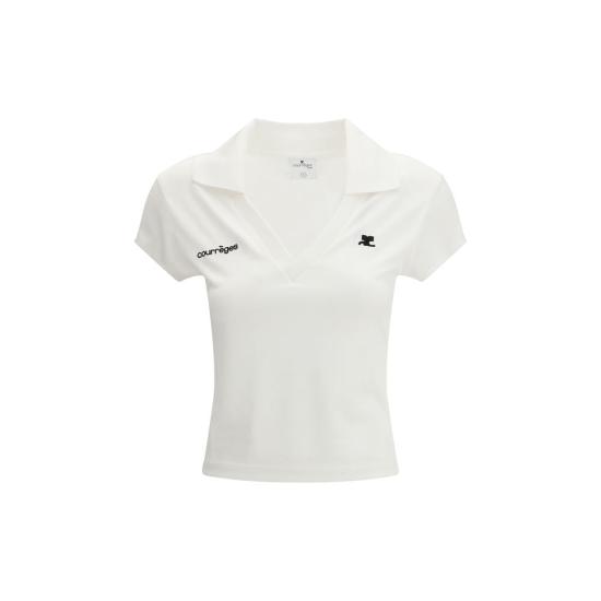 26SS 쿠레쥬 폴로 티셔츠 CO126JPO057JS0195B166BB WHITE