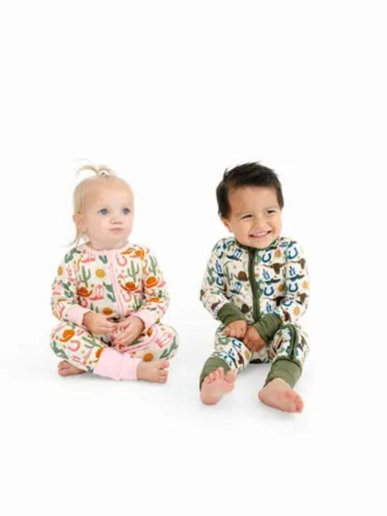  [키즈] Emerson and Friends 라운지 웨어 키즈 에머슨 앤 프렌즈 헤이 얄 웨스턴 뱀부 컨버터블 아기 잠옷 - OTHER BRANDS