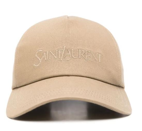  생로랑 로고 자수 베이스볼 캡 778063 3YP199700 BEIGE - SAINT LAURENT