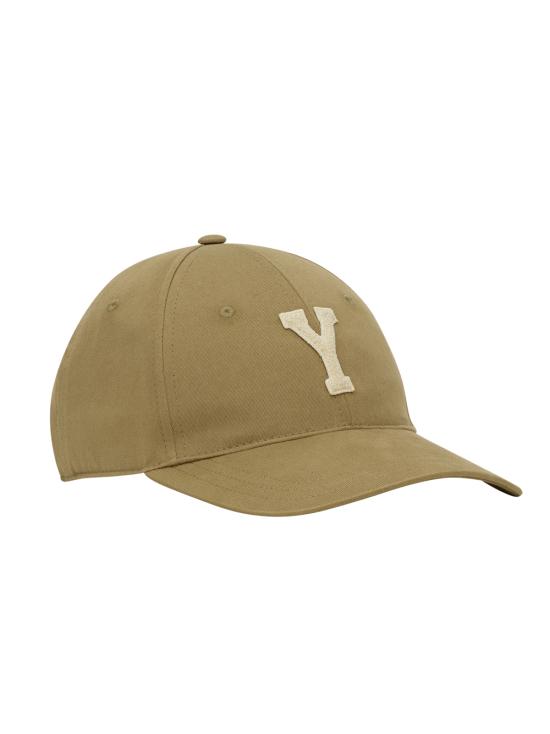  생로랑 Y 바시티 개버딘 캡 816871 3YR572978 BEIGE - SAINT LAURENT