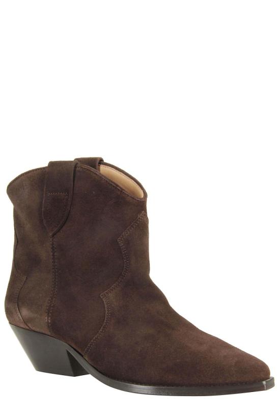 26FW 이자벨마랑 드위나 스웨이드 카프스킨 카우보이 부츠 BO0002FA A1A03S 099 Brown - ISABEL MARANT