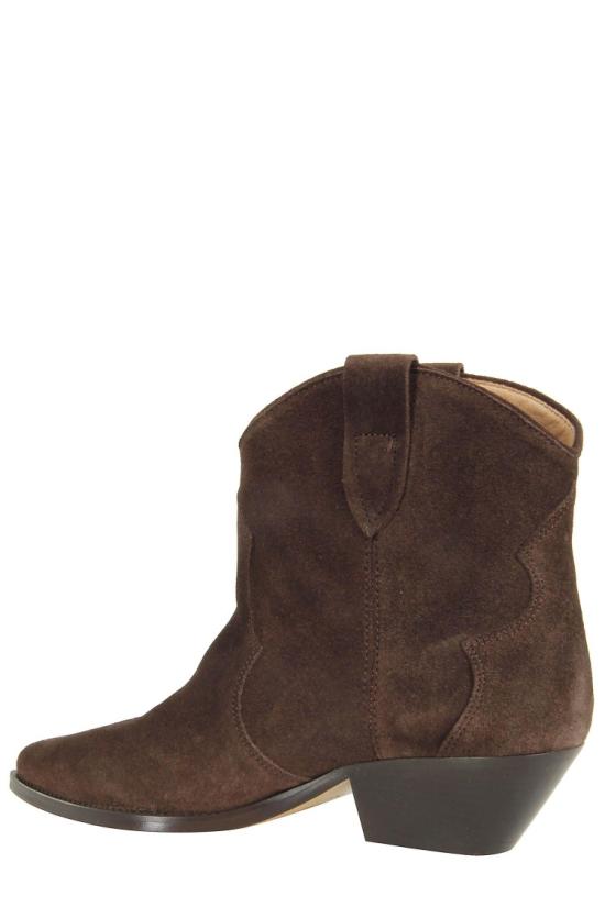 26FW 이자벨마랑 드위나 스웨이드 카프스킨 카우보이 부츠 BO0002FA A1A03S 099 Brown - ISABEL MARANT