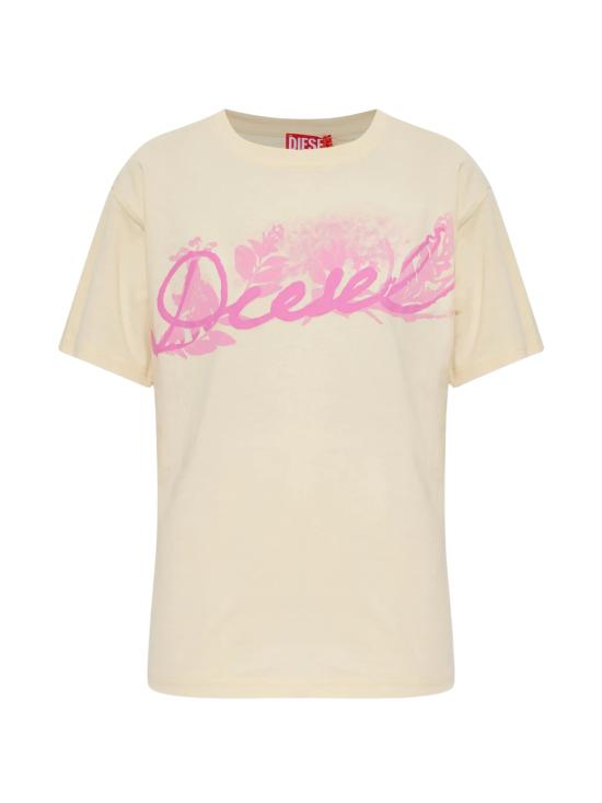 26FW 디젤 반팔 티셔츠 A236520JMBD 1AD WHITE