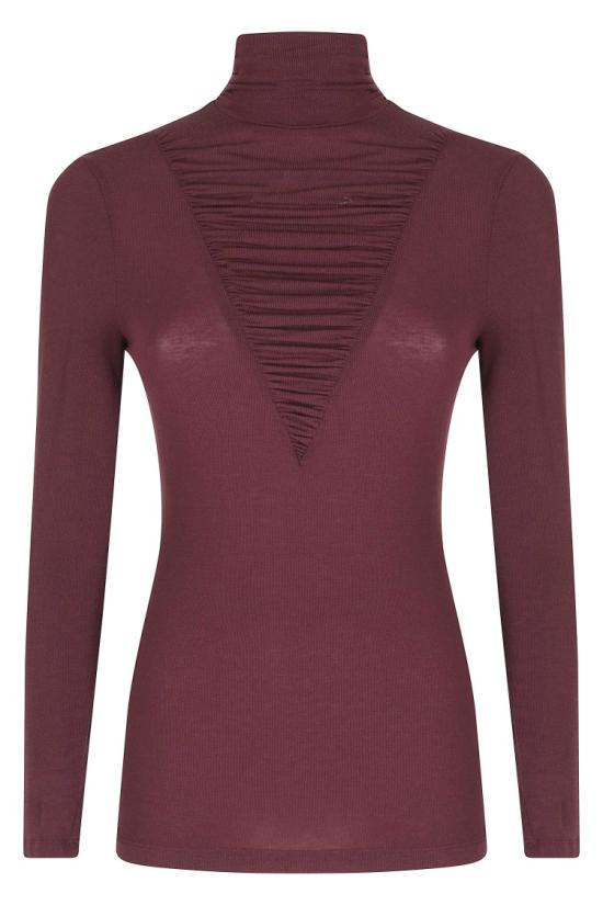 26FW 니사 탑 TOP16787 099 Burgundy