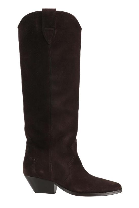 26FW 이자벨마랑 덴비 스웨이드 카프스킨 카우보이 부츠 BT0001FA A1A03S 099 Brown