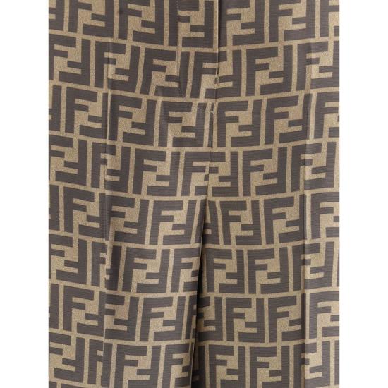 26SS 펜디 팬츠 FEFR6606A8G3F118WBB BROWN - FENDI