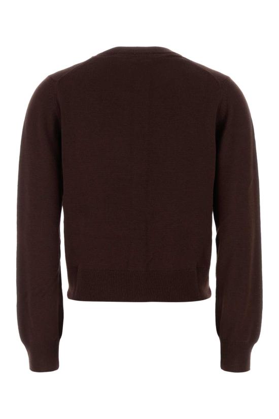 26FW 메종키츠네 베이비 폭스 메리노 레귤러 가디건 PW00502KT1181 0553 Brown - MAISON KITSUNE