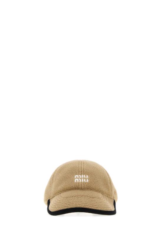 26FW 미우미우 플리스 베이스볼 캡 플리스 베이스볼 캡 5HC36915V3 F0040 Camel