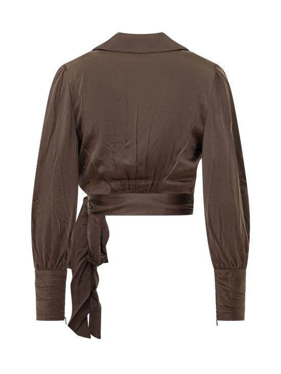 26FW 짐머만 반팔 티셔츠 4913TF26R BCH BROWN - ZIMMERMANN