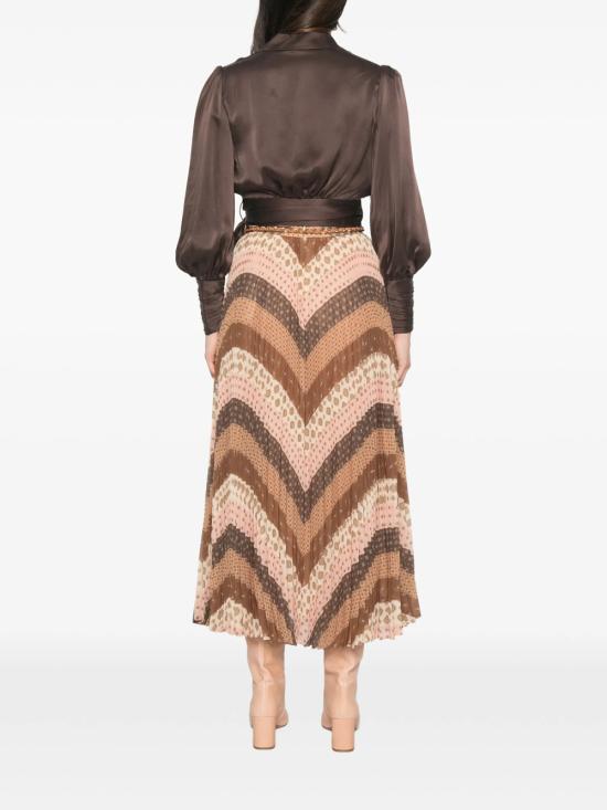 26FW 짐머만 반팔 티셔츠 4913TF26R BCH BROWN - ZIMMERMANN