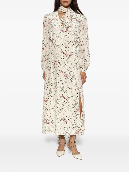 26FW 발렌티노 가라바니 미디 원피스 BVAKR5A9N 3G5 NUDE NEUTRALS - VALENTINO GARAVANI