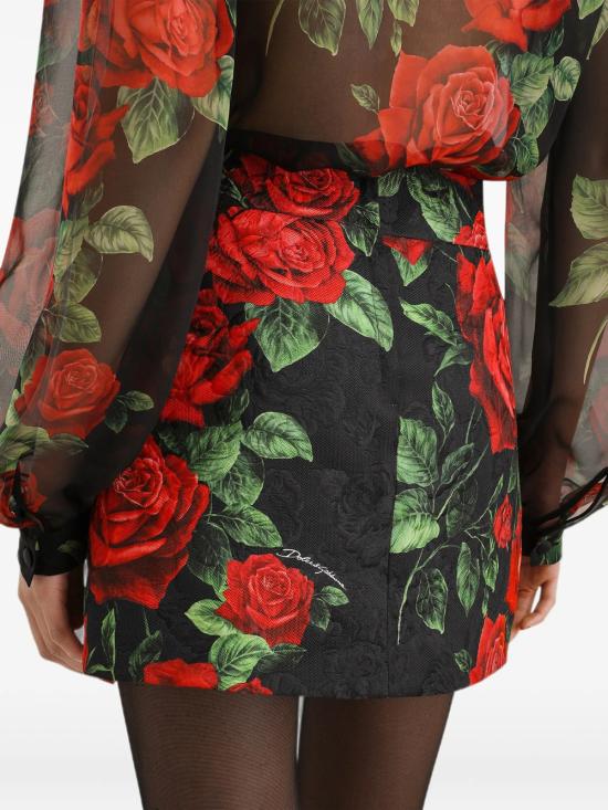 26FW 돌체앤가바나 스커트 F4DEPTFSTB4 HN6EJ BLACK - DOLCE & GABBANA