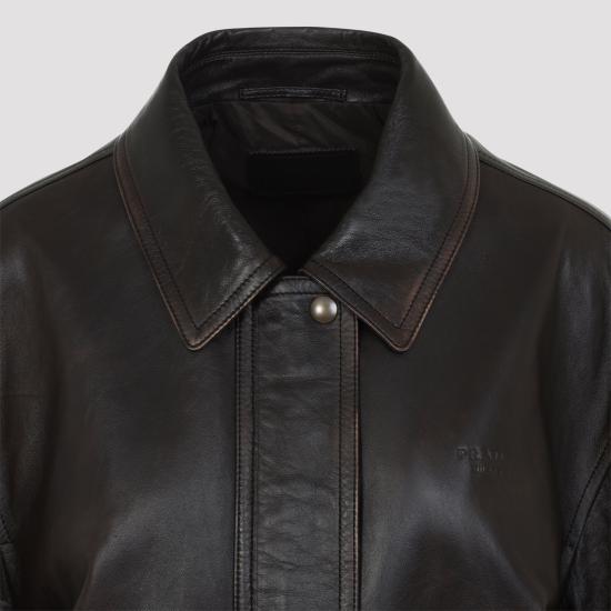26FW 프라다 자켓 58A303SOOO16IL F0003 BROWN - PRADA
