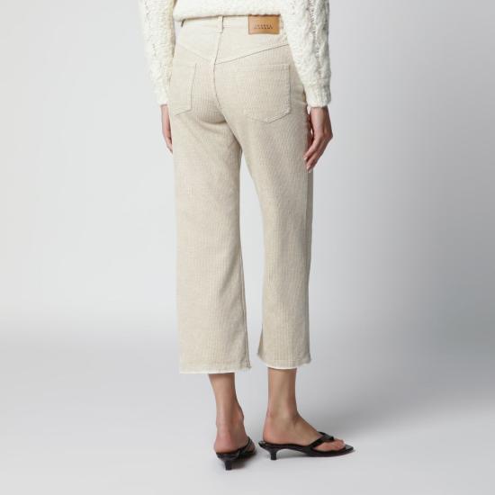 26FW 이자벨마랑에뚜왈 RUTHIE 팬츠 PA0708FAD3G02E 23EC NUDE NEUTRALS - ISABEL MARANT ETOILE