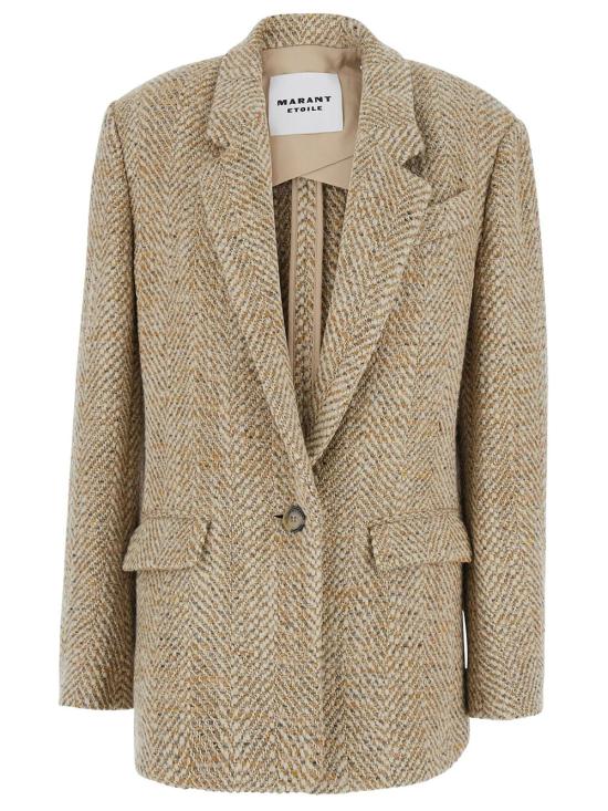 26FW 이자벨마랑에뚜왈 자켓 VE0767FAD3E02E 90BE NUDE NEUTRALS