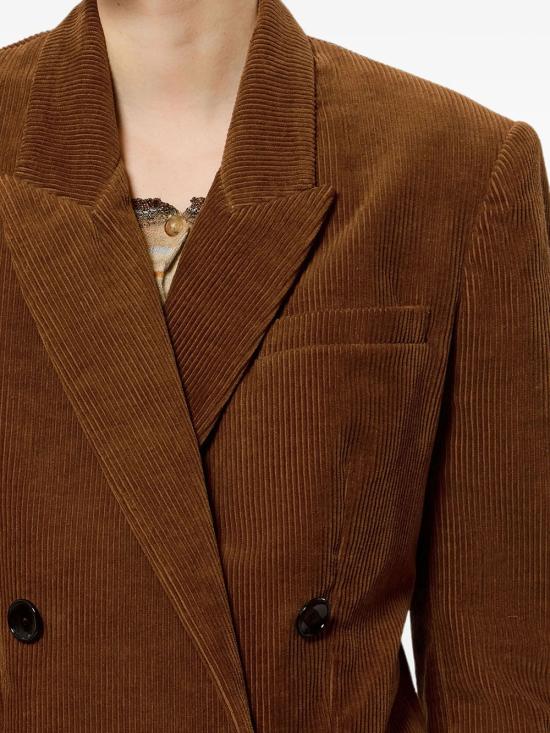 26FW 이자벨마랑에뚜왈 라스마 코듀로이 재킷 VE0686FAD3G02E 50CA BROWN - ISABEL MARANT ETOILE
