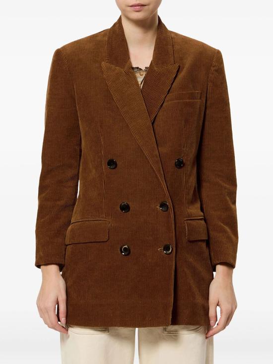 26FW 이자벨마랑에뚜왈 라스마 코듀로이 재킷 VE0686FAD3G02E 50CA BROWN - ISABEL MARANT ETOILE
