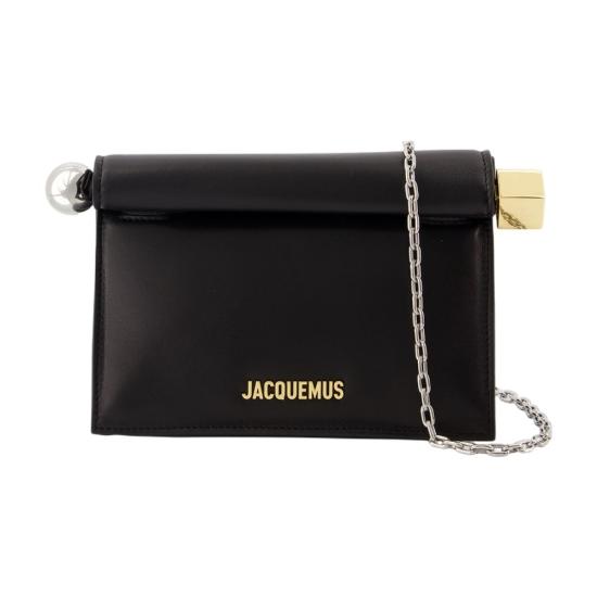 26FW 자크뮈스 클러치/파우치 BAW00392AC27L14 990 BLACK