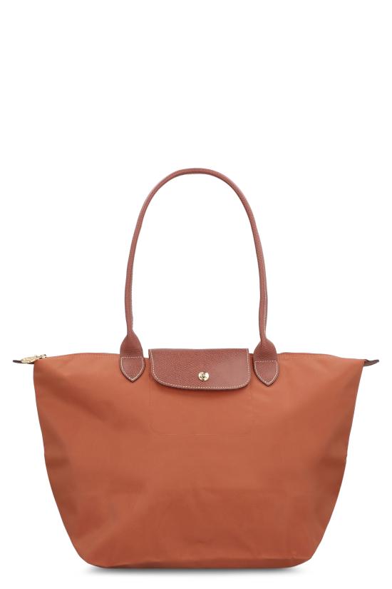 26FW 롱샴 르 플리아쥬 오리지널 토트백 L L1899089 504 BROWN