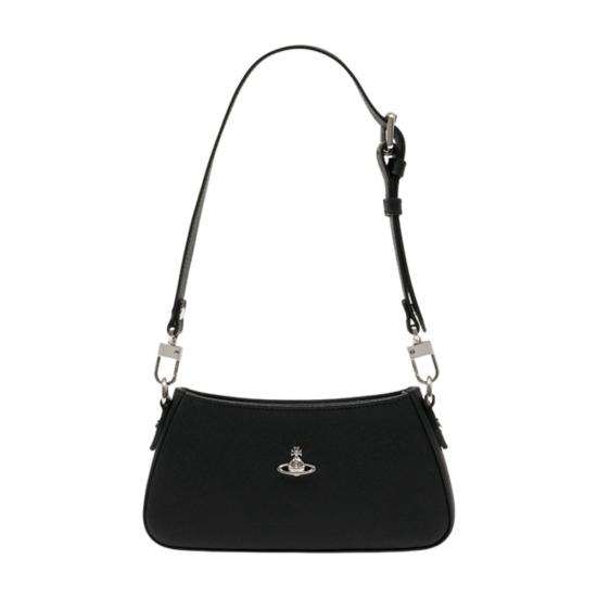 26FW 비비안웨스트우드 ORB 타샤 레더 스터드 숄더백 ORB 타샤 레더 스터드 숄더백 5801000JWS0021 N401 BLACK