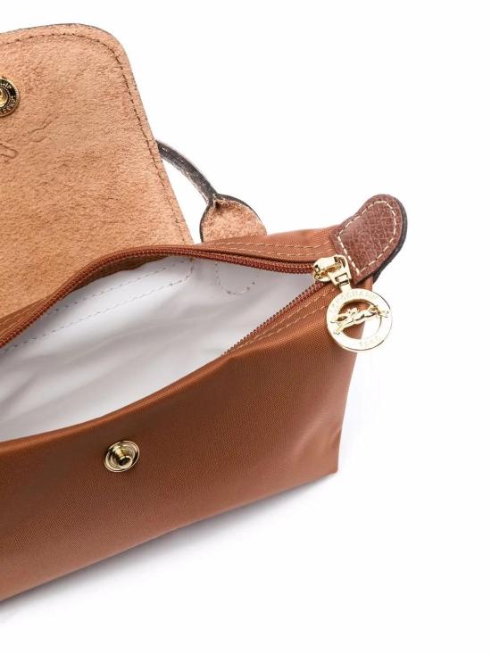 26FW 롱샴 르 플리아쥬 오리지널 핸들 파우치 34175089 504 BROWN - LONGCHAMP
