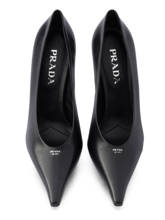 26FW 프라다 브러시드 레더 펌프스 1I685OF09054P F0002 BLACK - PRADA