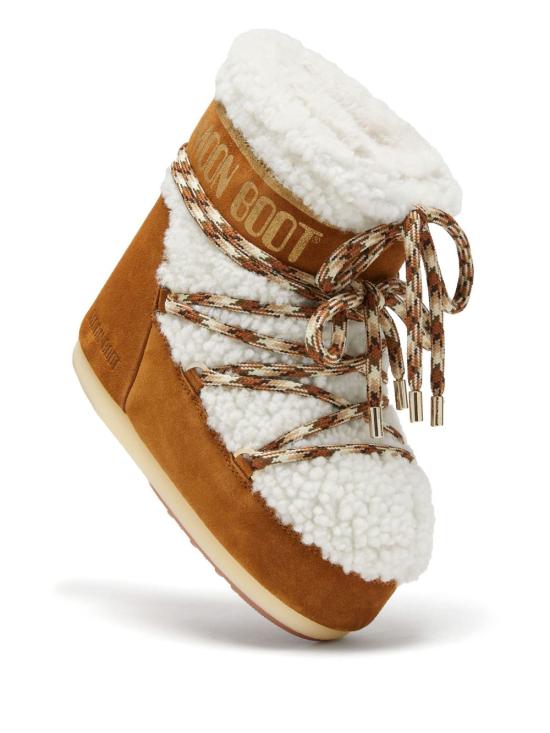 26FW 문부츠 아이콘 나일론 로우 부츠 80D1409580 MA03 BROWN - MOON BOOT