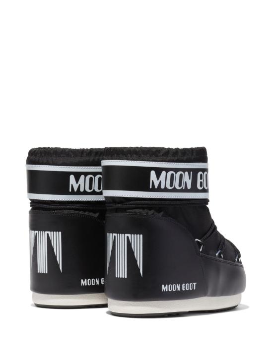 26FW 문부츠 아이콘 나일론 로우 부츠 80D1409340 N001 BLACK - MOON BOOT
