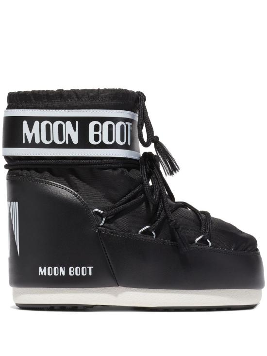 26FW 문부츠 아이콘 나일론 로우 부츠 80D1409340 N001 BLACK