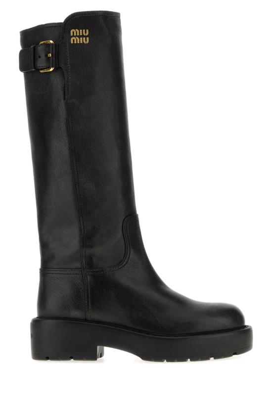 26FW 미우미우 부츠 5W767EF055Y9S F0002 BLACK