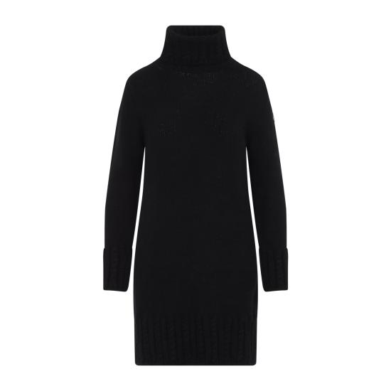 26FW 몽클레어 미디 원피스 L20939L00004N0403 999 BLACK
