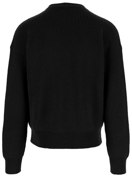 26FW 조르지오 아르마니 스웨터 GM003945AF28277 UC001 BLACK - GIORGIO ARMANI