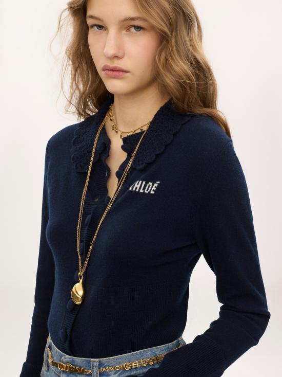 26FW 끌로에 스웨터 CH26AMC16711 4C3 BLUE - CHLOE