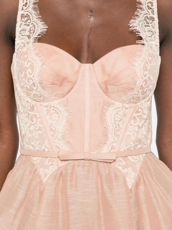 26FW 짐머만 미디 원피스 9399DF261LPI PINK - ZIMMERMANN