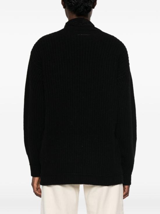 26FW 에르마노 스웨터 D49EN059EO1MF099 BLACK - ERMANNO