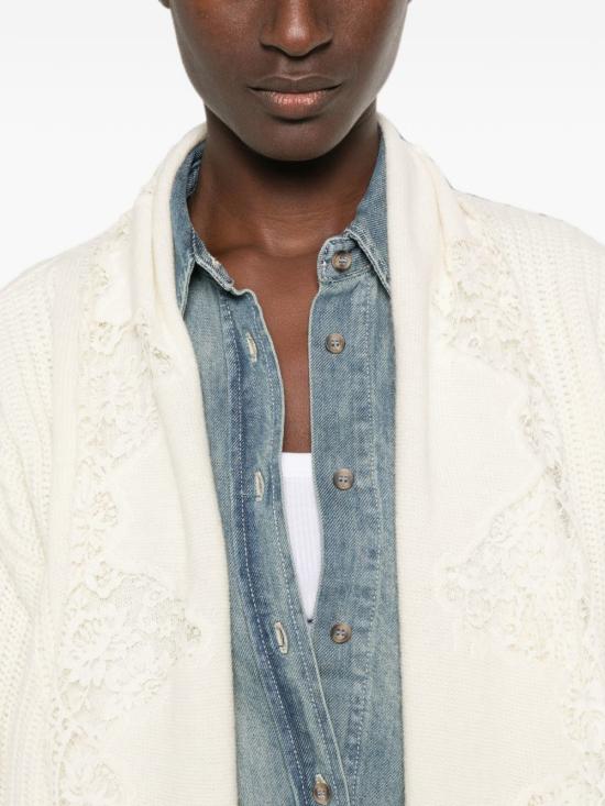 26FW 에르마노 스웨터 D49EN059EO1MF333 WHITE - ERMANNO