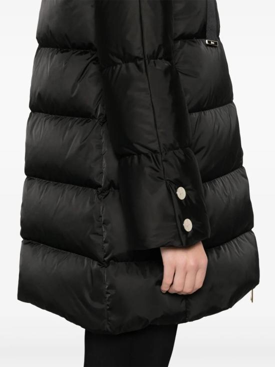 26FW 에르노 새틴 A-셰이프 재킷 PI1304D12170Z9300 BLACK - HERNO