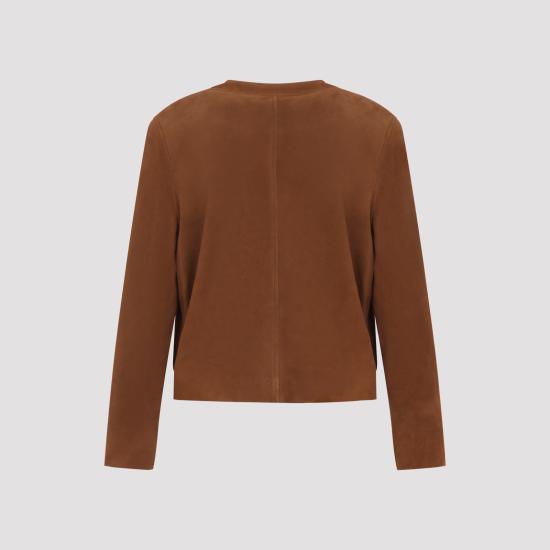 26FW 생로랑 자켓 876897YCUM22705 BROWN - SAINT LAURENT