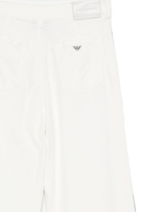 26FW 엠포리오 아르마니 스트레이트 팬츠 EW000749AF17028U0006 WHITE - EMPORIO ARMANI