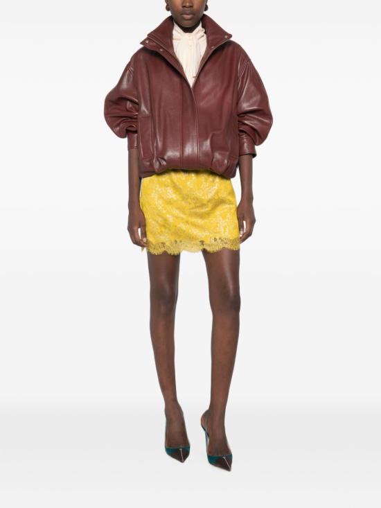 26FW 생로랑 스커트 A003GZY4L147148 YELLOW - SAINT LAURENT